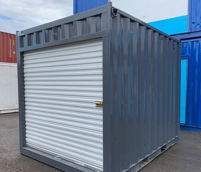 10 FT Used Container With Roll Up Door