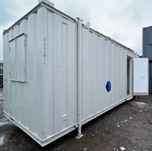 20x8ft Shipping Container Office | Portable Anti-Vandal Building